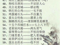 歇后语大全小学,智慧与趣味的语言宝库