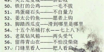 歇后语大全小学,智慧与趣味的语言宝库